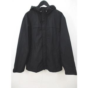 ユニクロ UNIQLO マウンテンパーカー ジャケット M 黒系 ブラック 無地 ジップアップ メッ...