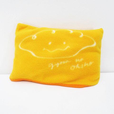 餃子の王将 クッションブランケット ひざ掛け 黄 イエロー系  その他
