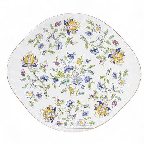 ミントン MINTON ハドンホール ブルー 50周年記念品 プレート 皿 中皿 白系 ホワイト ブ...