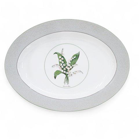 クリスチャンディオール Christian Dior ミリラフォーレ 楕円皿 オーバルプレート 大皿...