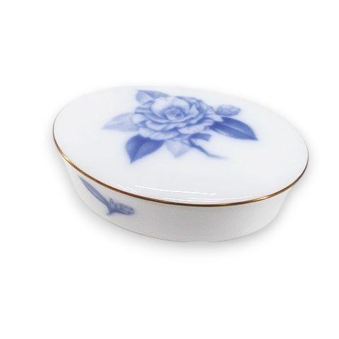 OKURA 大倉陶園 ボンボニエール ブルーローズ 白系 ホワイト ブランド食器 その他