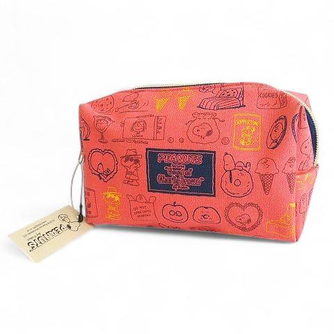 サンスター文具 PEANUTS スヌーピー タイトルフレーム ペンケース 札付き レディース