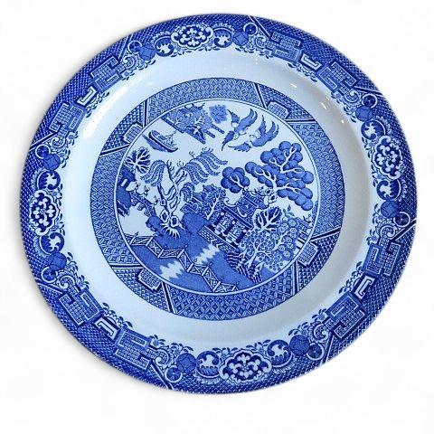 WOODS WARE wood＆sons ブルーウィロー アンティーク 英国製 プレート飾り皿 25...