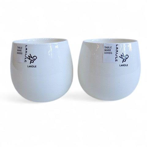 未使用品 LAKOLE ラコレ WGPダブルウォールタンブラー ペア セット ベージュ系 その他