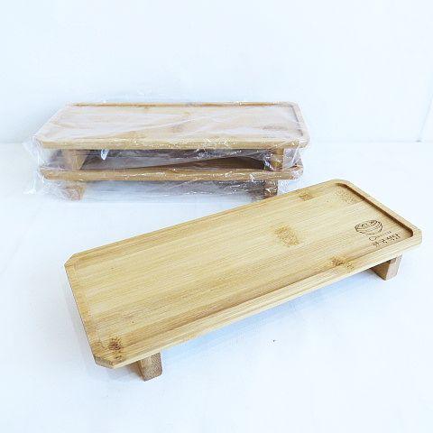 未使用品 3COINS 韓国食堂 寿司下駄ロング バンブー パル 3枚セット その他