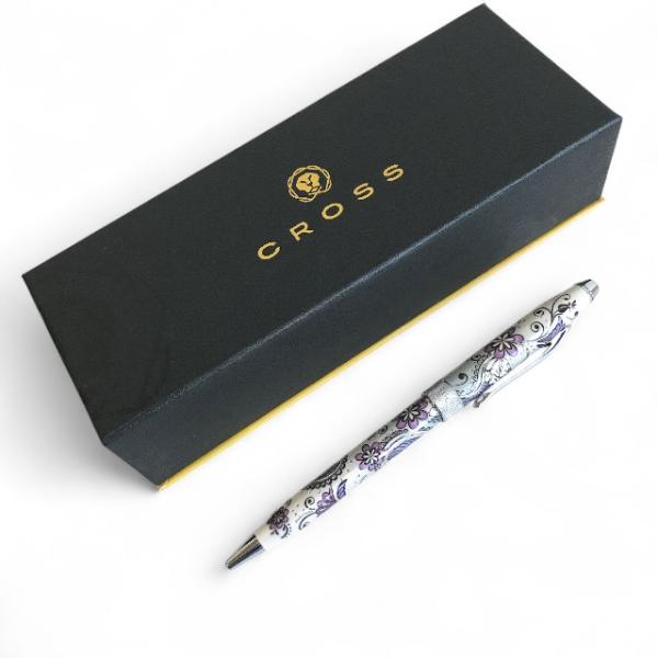 CROSS クロス ボールペン 油性 ボタニカ パープル レディース