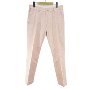 グリーンクラブ GREEN CLUBS ゴルフウェア ロングパンツ 麻 リネン ジップフライ 79 ピンク系 無地 メンズ