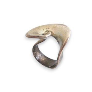 ジョージジェンセン GEORG JENSEN TORUN トールン メビウス リング 指輪 シルバー...