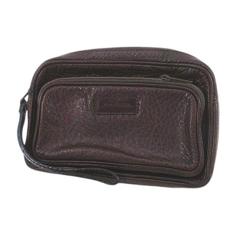 ランセル LANCEL セカンドバッグ ブラウン 茶系 レザー イタリア製 レディース