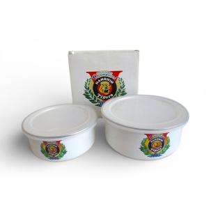 阪神タイガース 2003年セントラル・リーグ優勝 記念 ホーロー製 保存容器 大小2点セット その他