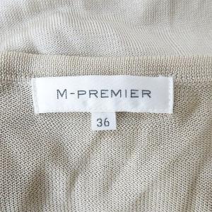 エムプルミエ M-Premier 長袖 カーデ...の詳細画像4