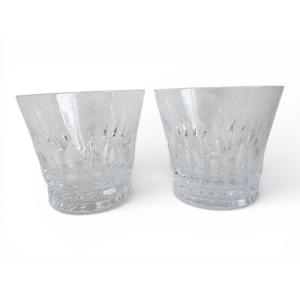 バカラ Baccarat ティアラタンブラー ロックグラス ペア 2点セット クリスタル