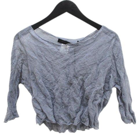 未使用品 ファビアナフィリッピ FABIANA FILIPPI シルク 五分袖 シースルー カットソ...