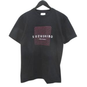 劇団 すずしろ SUZUSHIRO 10th anniversary 記念 デザイン 半袖 Tシャツ M 黒系 ブラック プリント レディース