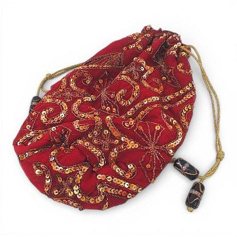 フィリス・ライボウィッツ Phyllis Leibowitz NYC ヴィンテージ 巾着バッグ ステ...