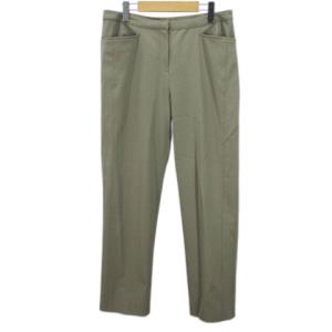 ルイテミス LUITHEMIS ロング パンツ 44 カーキ ストレッチ 紐 ゴム レディース