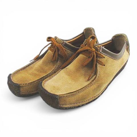 クラークス clarks Natalie メンズ ナタリー カジュアルシューズ ベージュ スエード ...