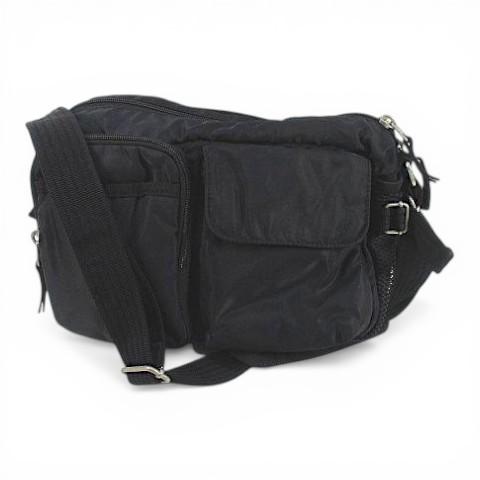 ユニクロ UNIQLO ショルダーバッグ クロスボディ 斜めがけ  ブラック 黒系  メンズ レディ...