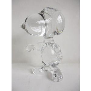 バカラ Baccarat クリスタルガラス スヌーピー SNOOPY フィギュリン 置物  その他