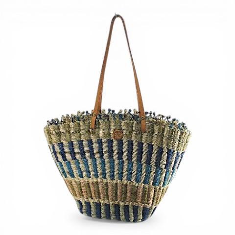 トリーバーチ TORY BURCH ストローレザーかごバッグ カゴバッグ ショルダー トートバッグ ...