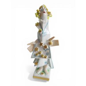 マイセン Meissen 83230 メルヘンシリーズ 星の銀貨 Sterntaler 磁器人形 フ...