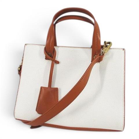 チャールズ&amp;キース  CHARLES&amp;KEITH ハンド ショルダー トートバッグ バイカラー コン...