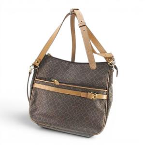 ニナリッチ NINA RICCI ショルダーバッグ クロスボディ 斜めがけ 2WAY 総柄 グレージュ レザー調 レディース