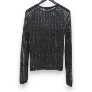ザラ ZARA 長袖 ニット セーター M 黒...の詳細画像1