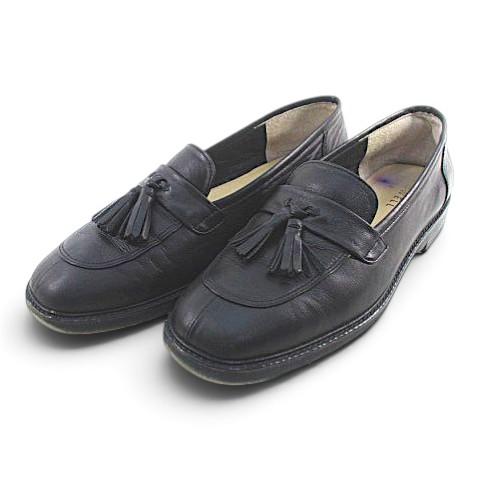 マーガレットハウエル MARGARET HOWELL ローファー タッセル 23.5cm ブラック ...