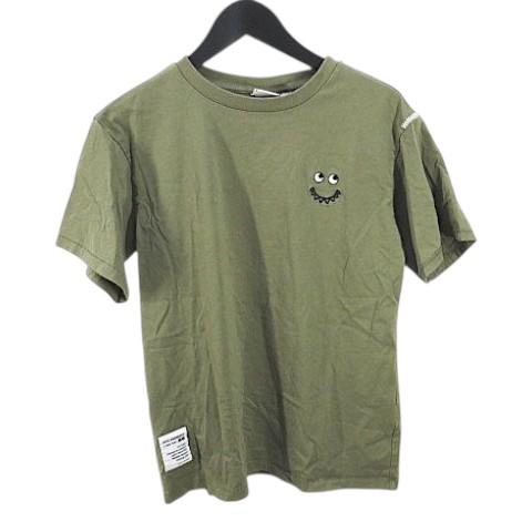 ユニクロ UNIQLO ANYA HINDMARCH 半袖 Tシャツ 150 カーキ系 綿 コットン...