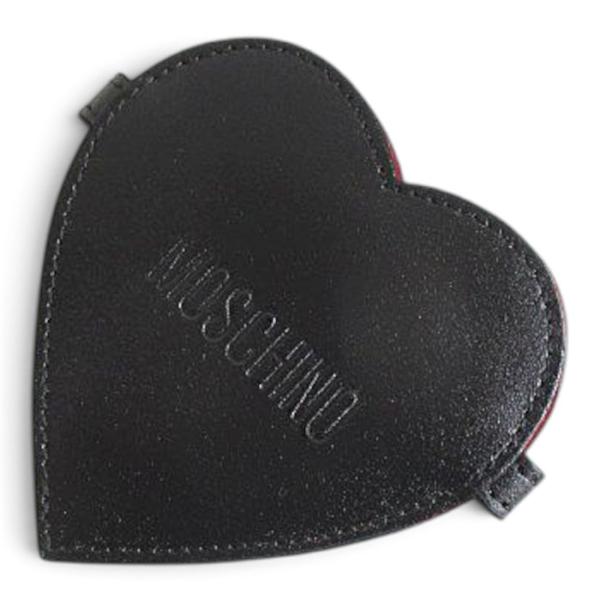 モスキーノ MOSCHINO ハート型 折りたたみ式 コンパクトミラー レディース
