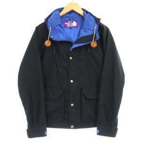 中古 ノースフェイス パープルレーベル ジャケット マウンテンパーカー バイカラー M 黒 青 ブラック ブルー NP2983N /KH メンズ 【ベクト