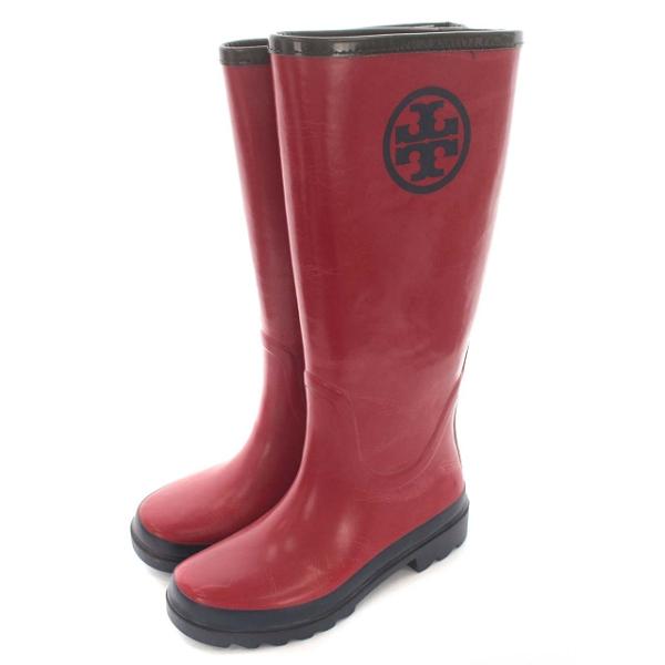 トリーバーチ TORY BURCH レインブーツ ラバーブーツ 長靴 ロングブーツ US5 22cm...