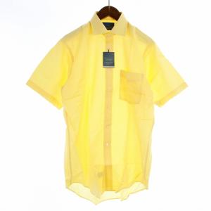 未使用品 カーペンタリア CARPENTARIA ワイシャツ 長袖 コットン 39 M 黄 イエロー /KU メンズ
