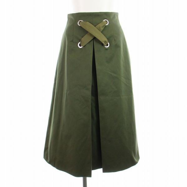 LE CIEL BLEU 22SS Big Lace Up Flow Skirt スカート フレア ...