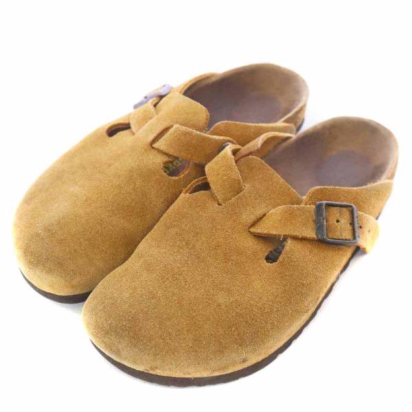 ビルケンシュトック BIRKENSTOCK ボストン サンダル スエード 23cm 茶 ブラウン /...