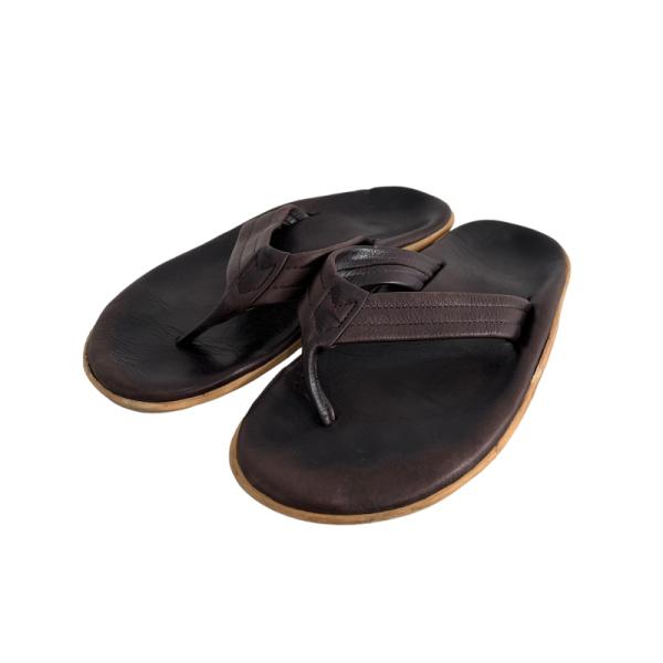 アイランドスリッパ ISLAND SLIPPER レザー トング  サンダル 9 27cm ブラウン...