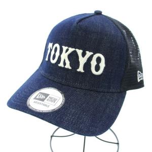 ニューエラ NEW ERA ADJUSTABLE Denim Cap TOKYO 読売ジャイアンツ ベースボールキャップ メッシュキャップ デニム 紺 ネイビー /TK キッズ｜vectorpremium