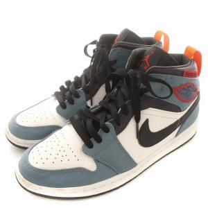 ナイキ NIKE FACETASM ファセッタズム Air Jordan 1 ジョーダン スニーカー Mid US10 28cm 白 ブルー｜vectorpremium