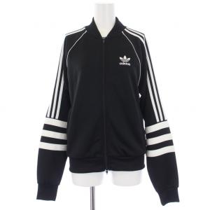 アディダスオリジナルス adidas originals 18AW Authentic Superstar Track Jacket トラックジャケット XS 黒 白 レディース