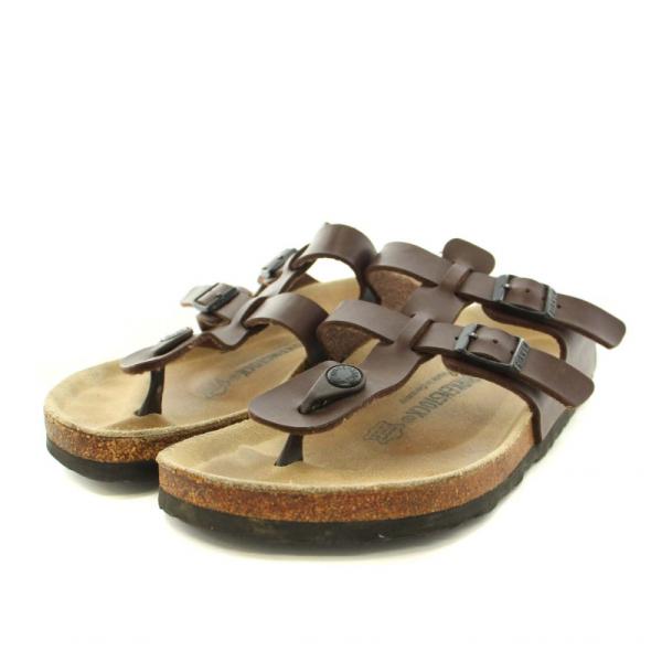 ビルケンシュトック BIRKENSTOCK スパルタ SPARTA トングサンダル レザー 2連スト...