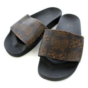 ニードルス ニードルズ Needles SHOWER SANDALS PAPILLON サンダル パピヨン 蝶々 総柄 40 24.5cm 茶 ブラウン /TK メンズ｜vectorpremium