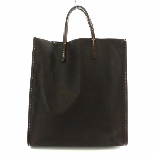 ゲンテン genten プローヴァ prova トートバッグ ハンド レザー ダークブラウン /NW...