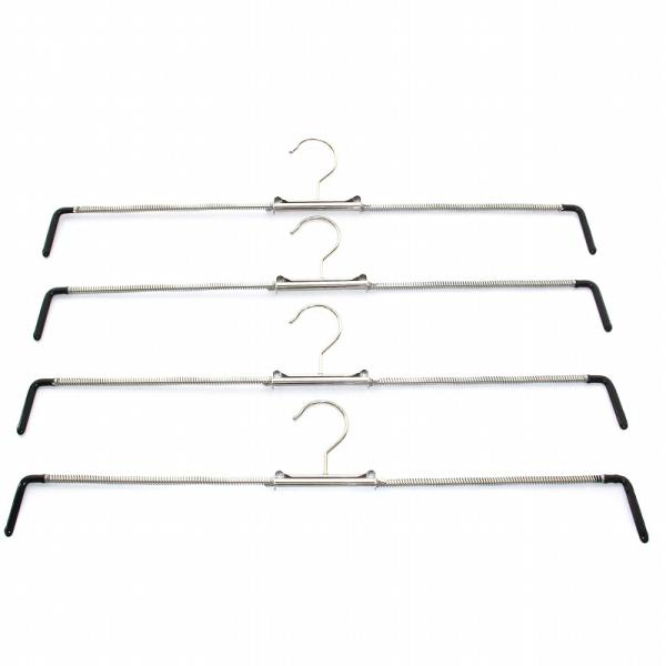 マワ MAWA スカートミニ ブラック ハンガー 4本セット シルバー色 MA0151005 /BB...
