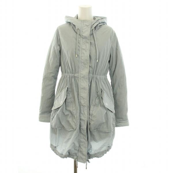 タトラス TATRAS モッズコート アウター ミドル フード ダウンライナー付き 01 S グレー...