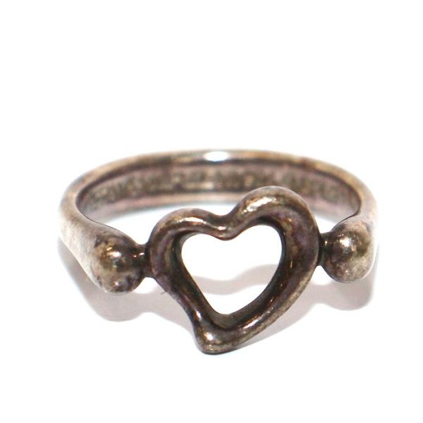 ティファニー TIFFANY &amp; CO. エルサペレッティ オープンハート リング 指輪 SV925...