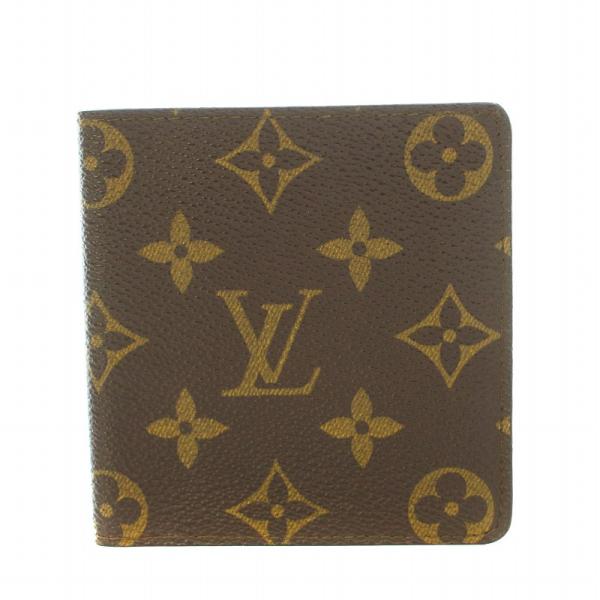 ルイヴィトン LOUIS VUITTON ポルトビエ カルトブルー 財布 二つ折り モノグラムキャン...