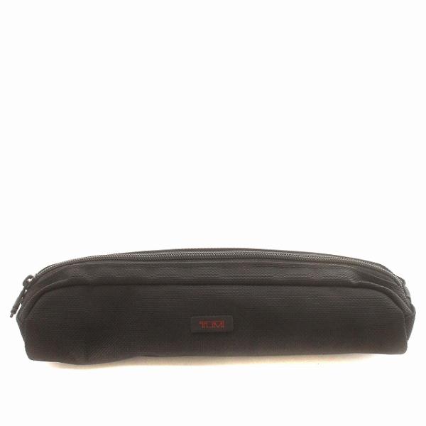 トゥミ TUMI ポーチ 筆記用具入れ ペンケース ナイロン 黒 ブラック /☆G メンズ