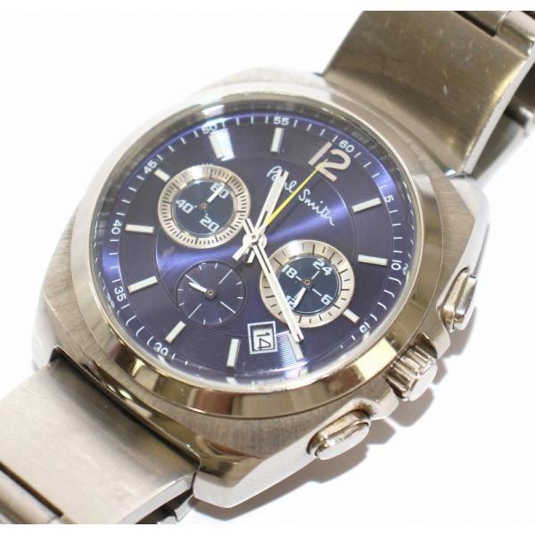 ポールスミス PAUL SMITH ファイナルアイズ クォーツ クロノグラフ デイト 腕時計 ウォッ...