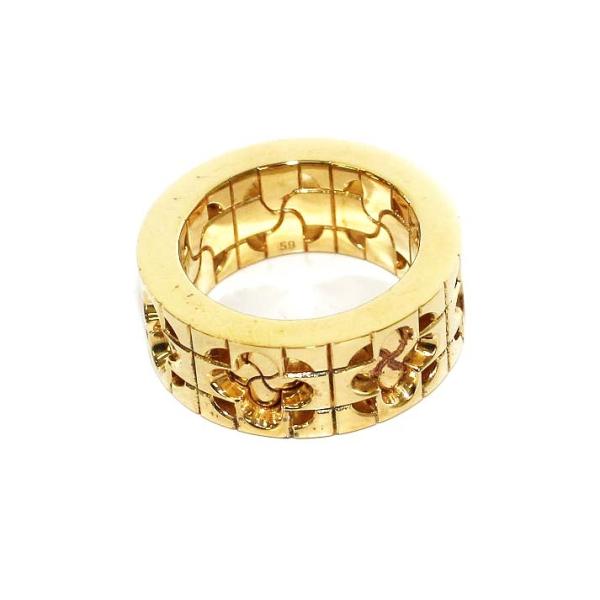 バーバリー BURBERRY ローズ モノグラムリング 指輪 ag925 59 ゴールドカラー /K...